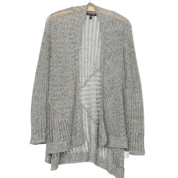 S3 Eileen Fisher Linen‎ Airy Rustic Cardigan Sweater Size Medium - Picture 1 of 7
